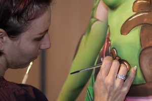 maquilleuse professionnelle lyon body painting pâques salon chocolat Amiens animation maquilleuse professionnelle Lyon