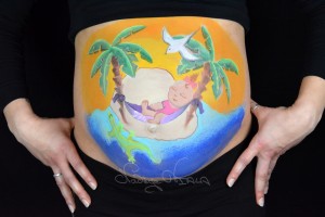 vidéos belly painting lyon