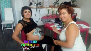 Avis des Clients belly painting avis dessin ventre femme enceinte belly bump body painting