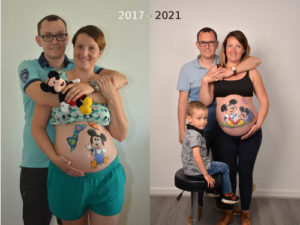 Belly painting Lyon
