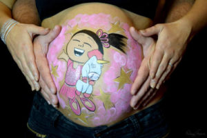 Belly painting Lyon