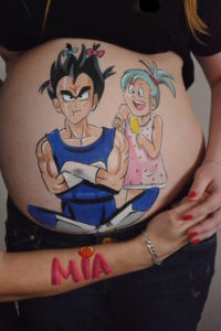 Belly painting Lyon