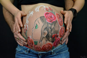 Belly painting Lyon