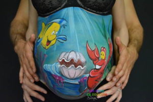 Belly painting Lyon