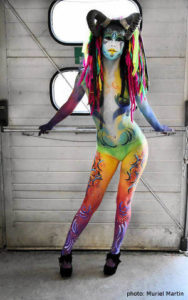 body painting lyon