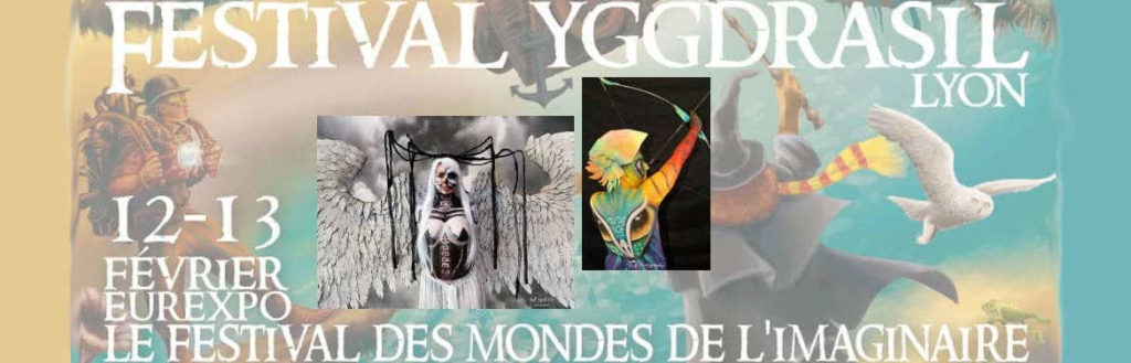 démonstration bodypainting lyon ecully eurexpo yggdrasil